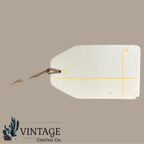 NWOT! Hobby Lobby “Grateful” Ceramic Tag w/Jute Hang Tie - Picture 3 of 3